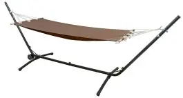 AMANKA 335 x 100 cm hangmat met Frame - Brown