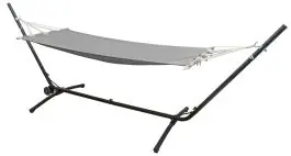 AMANKA 335 x 100 cm hangmat met Frame - Grey