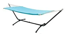 AMANKA 200 x 120 cm hangmat met frame - Blue