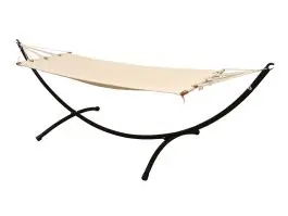 AMANKA 300 cm hangmat met frame - Beige