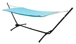 AMANKA 335 x 100 cm hangmat met frame - Blue