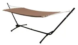 AMANKA 335 x 100 cm hangmat met frame - Brown