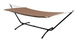 AMANKA 200 x 120 cm hangmat met frame - Brown