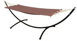 AMANKA 300 x 100 hangmat met frame - Brown