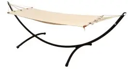 AMANKA 300 x 100 hangmat met frame - Beige