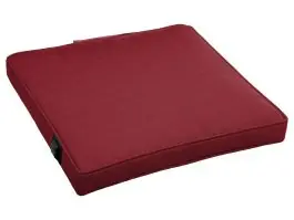 Warmpi verwarmd outdoor zitkussen - Bordeaux Red