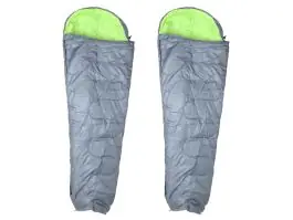 HIXA polyester slaapzak - 2 stuks