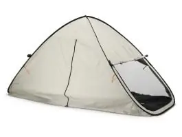 Deryan Luxe 200 x 90 cm pop-up verduisterende bedtent - Ivory