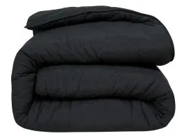DoubleDry Zwart dekbed - 140 x 220 cm
