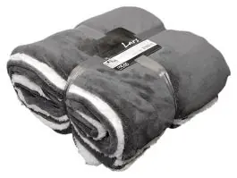 Unique Living Lars plaid - Anthracite