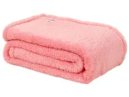 DoubleDry Teddy 130 x 170 cm plaid - Pink