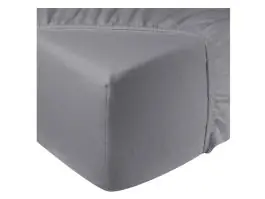 DoubleDry Flanel 140x200 cm hoeslaken - grijs