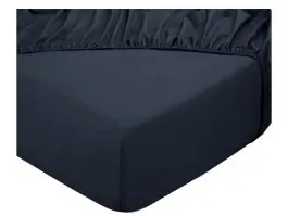 DoubleDry Home 90 x 200 cm hoeslaken - antracietblauw