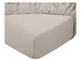 DoubleDry Home 90 x 200 cm hoeslaken - licht taupe