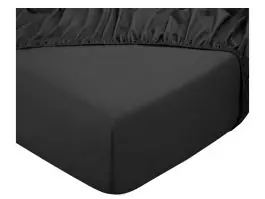 DoubleDry Home 90 x 200 cm hoeslaken - zwart