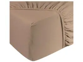 DoubleDry Jersey 90 x 200 cm hoeslaken - Beige