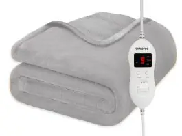 Auronic 1-persoons elektrische deken - Light Grey