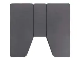 Walra Multifit lengtebed 3 delig hoeslaken - Anthracite