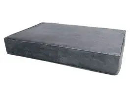 Madison Small Velours grey orthopedisch hondenkussen